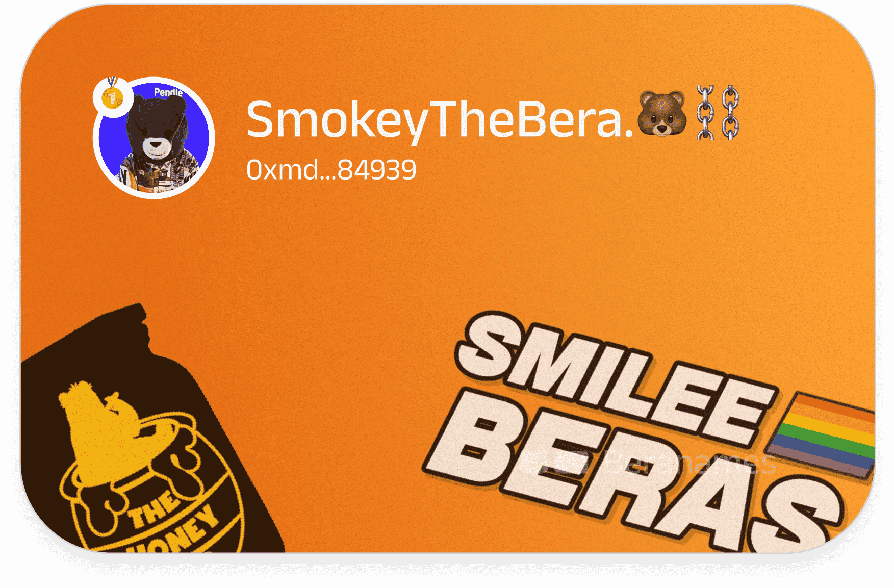 SmokeyTheBera ID card